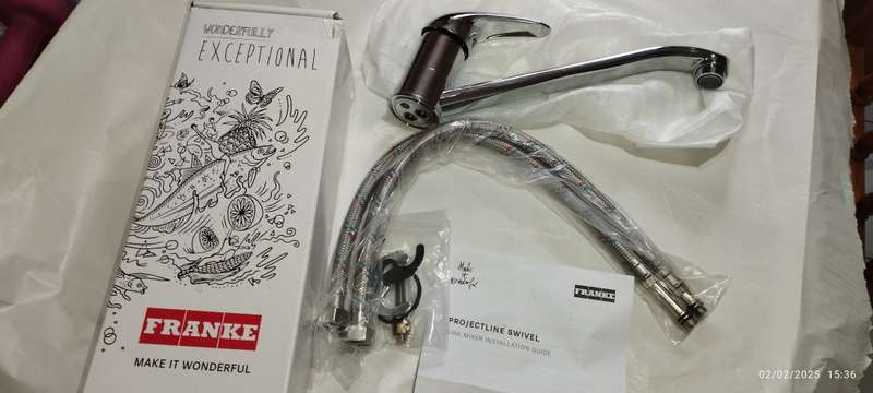 Franke Projectline Sink Mixer_Single Lever_One Taphole