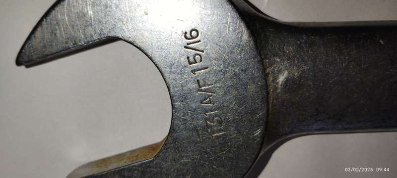 Britool Spanner_Open Ended_AF_1 &1/8 and 1 &5/16_Model 6J112131