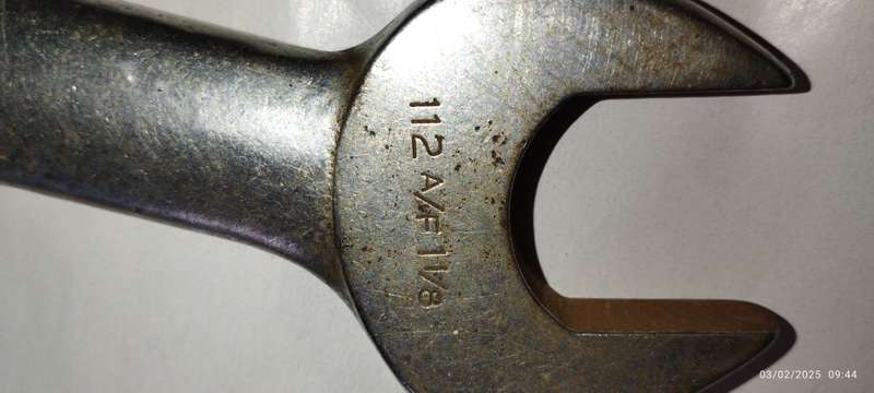Britool Spanner_Open Ended_AF_1 &1/8 and 1 &5/16_Model 6J112131