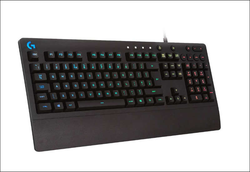 Logitech G213 Prodigy Wired Gaming Keyboard with RGB Backlit Keys - Black
