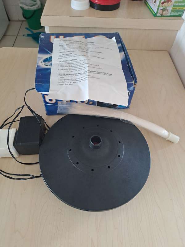 U.F.O FLASH LAMP Fibre optic lamp