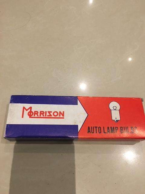 ORIGINAL BOX MORRISON AUTO LAMP BULBS