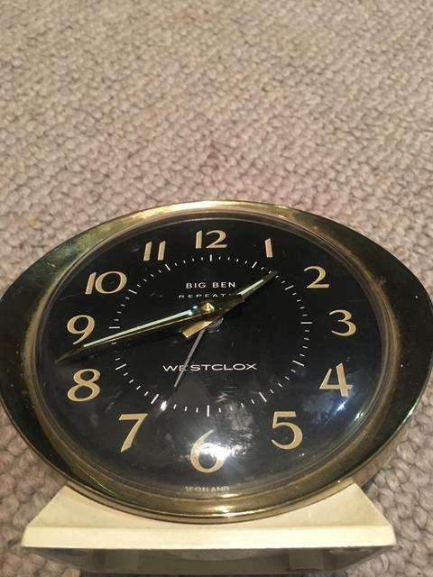 BIG BEN SCOTLAND BEDSIDE WIND UP CLOCK