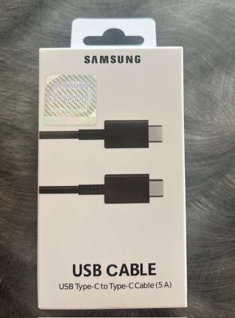 Samsung 5Amp Original Type C to Type C Fast Charge Cable