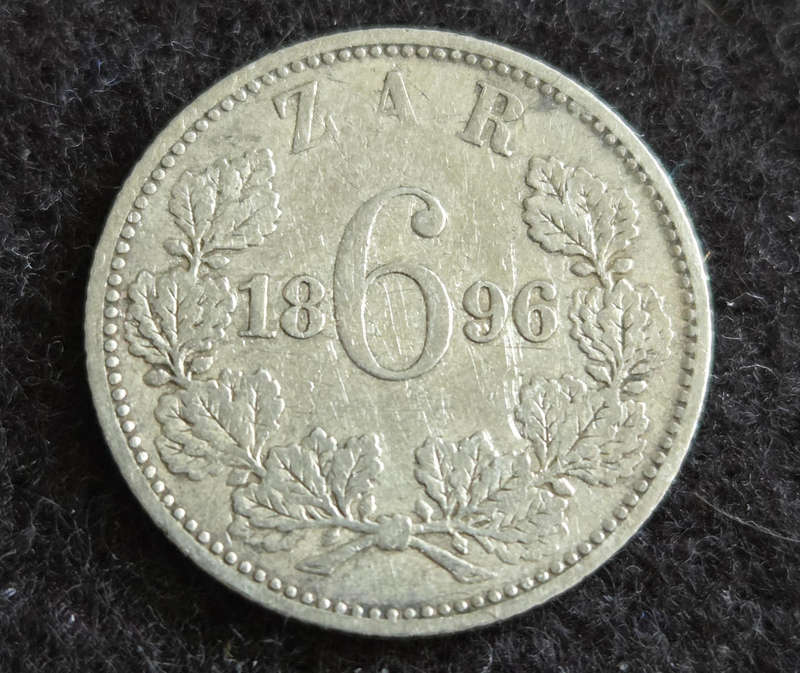 ZAR 1896 - 3 Pence (3 of 3)