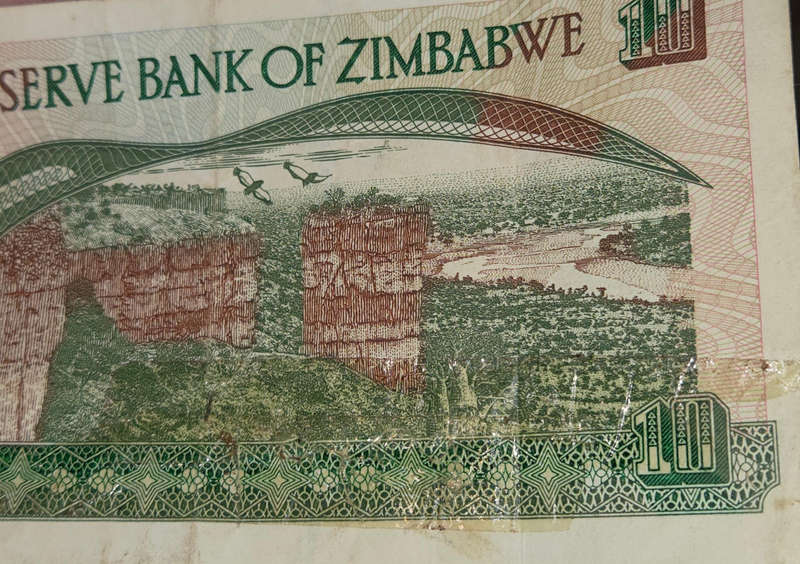 Zimbabwe Banknotes - 2 x $5, $10 & $20.