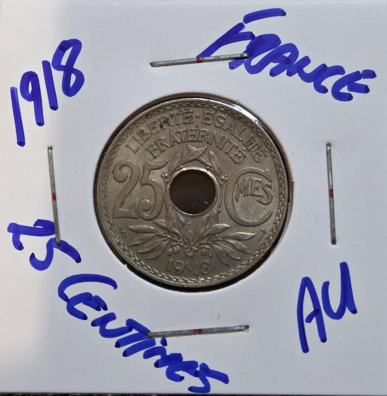 25 Centines - France (AU)