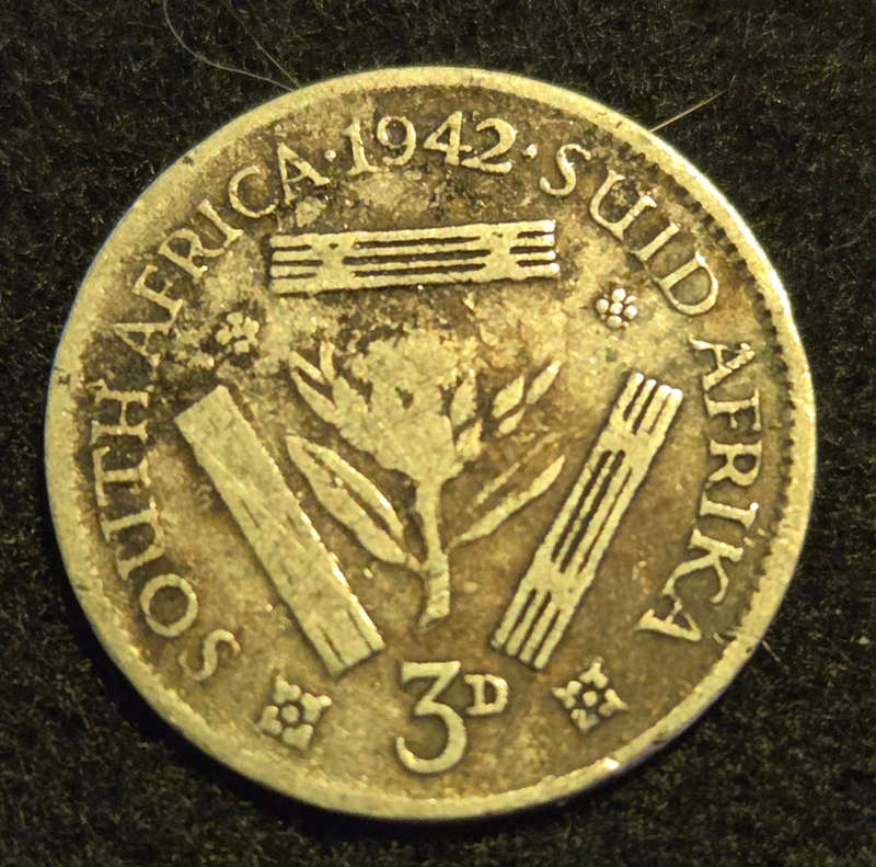 1942 - 3 Pence (lot 2 of 3)