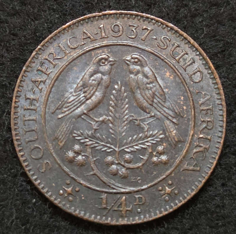 1937 Union ¼ Penny - very low mintage of only 38 254