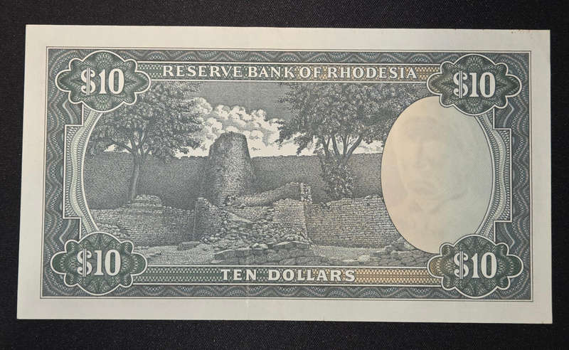Rhodesia $10 - Stunning banknote.