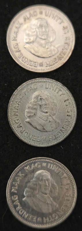 Unc 2½ cents - 1961/63