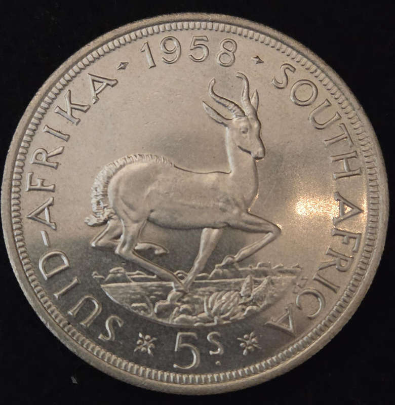5 Shilling 1958 - Beautiful coin.