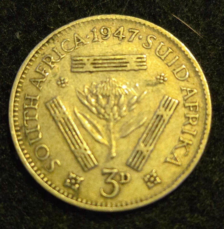 1947 - 3 Pence (lot 1 of 2)