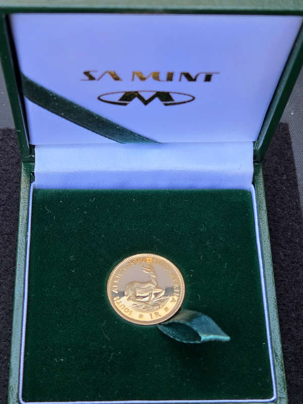 1980 Gold R1 Proof - Beautiful coin