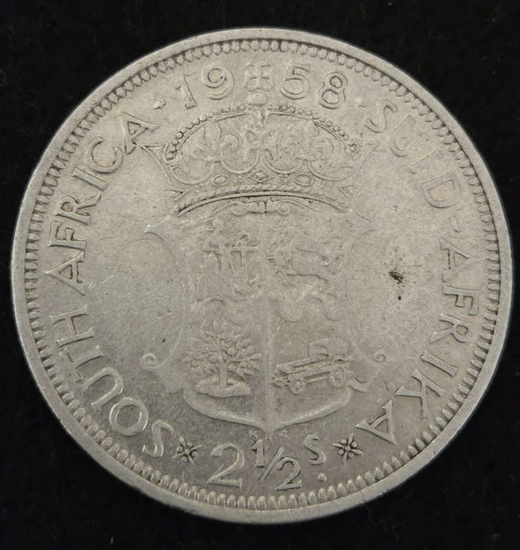 1958 - Union 2½ Shilling