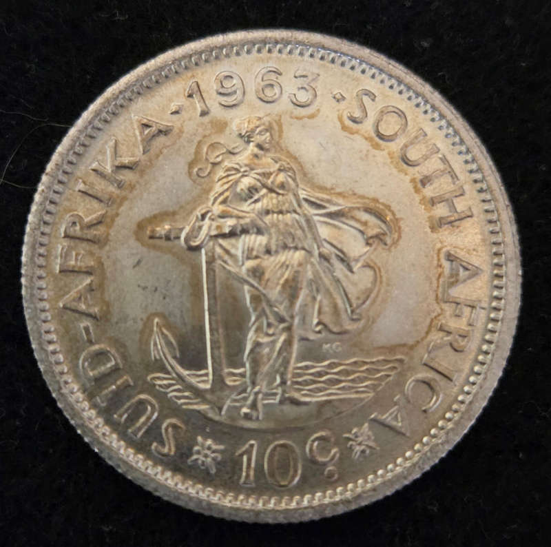 1963 Unc 10c