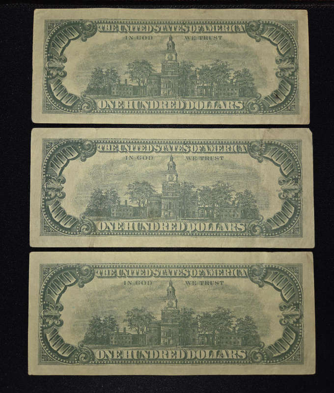 3 x $100 (NOT GENUINE)