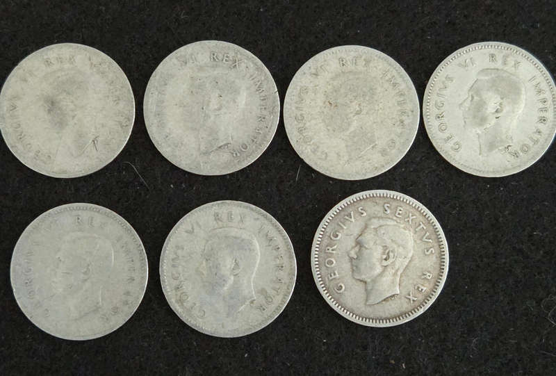 3 Pence 80% silver (lot 6)