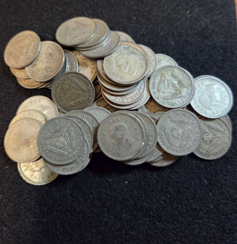 Silver Tickeys 50% silver - 100 gram