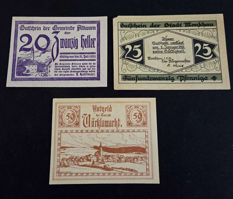 Post WW1 - Notgeld (lot 4)