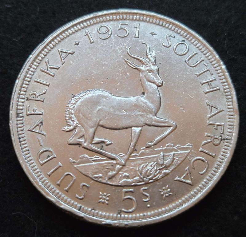5 Shilling - 1951 (2 of 3)