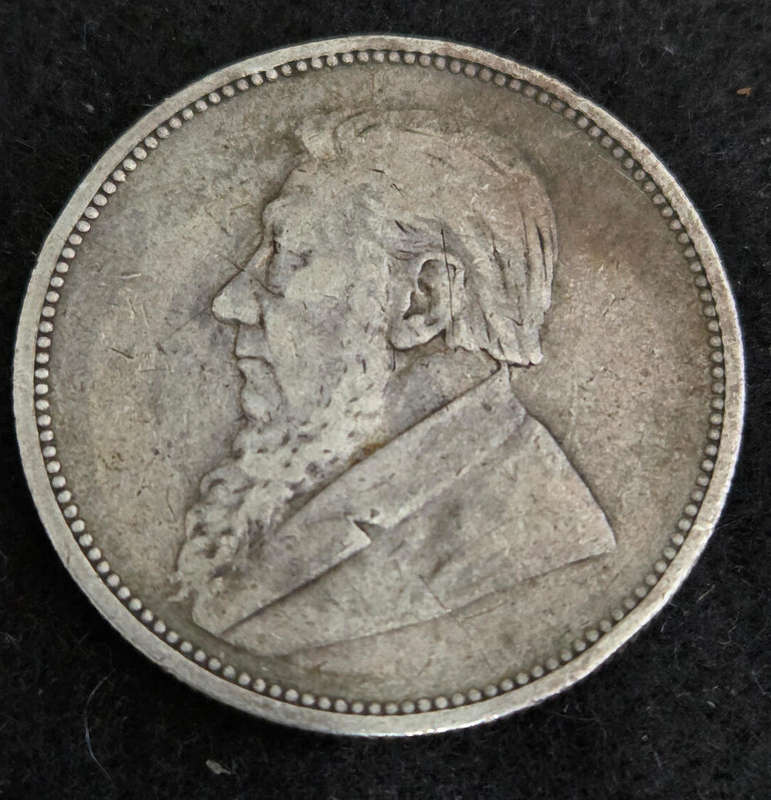 ZAR 1894 - 2 Shilling - Mintage 173,235