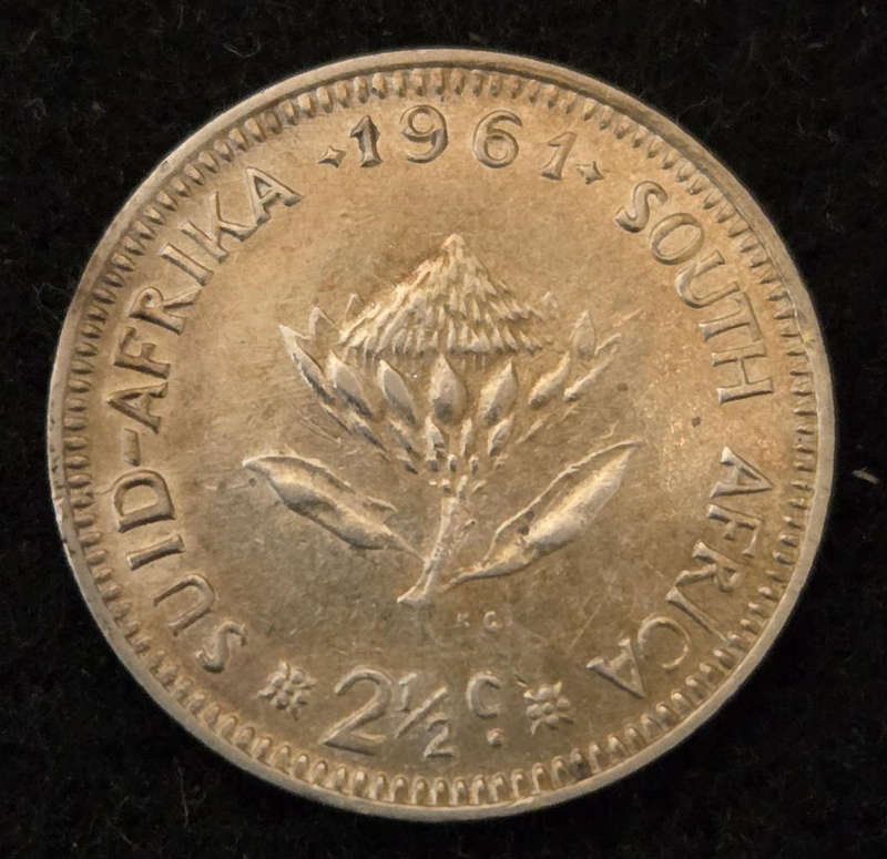 1961 - 2½ cent