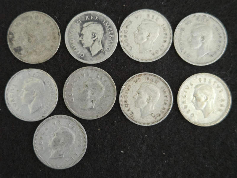 3 Pence 80% silver (lot 5)