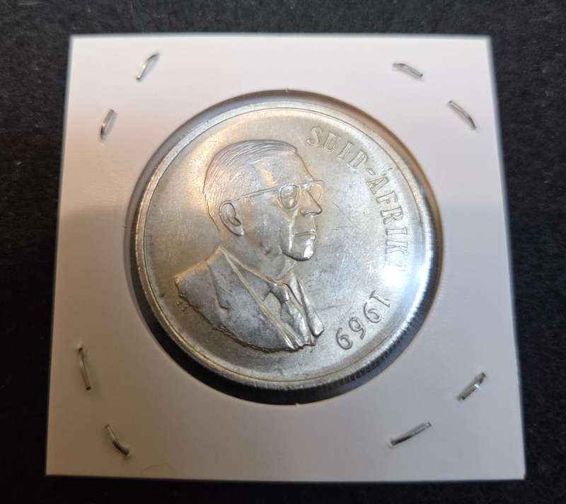 Silver R1 - 1969 (Afr) - Unc (2 of 2)