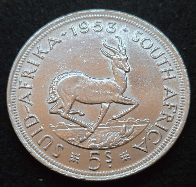 5 Shilling - 1953 (2 of 3)
