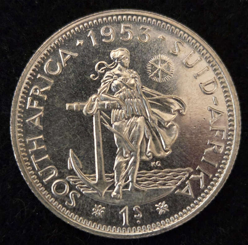 1953 Proof 1 Shilling