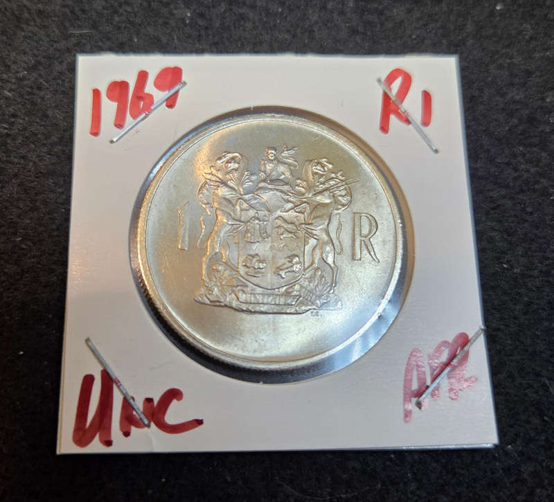 Silver R1 - 1969 (Afr) - Unc (1of 2)