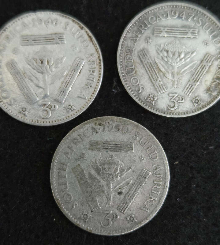3 Pence 80% silver (lot 5)