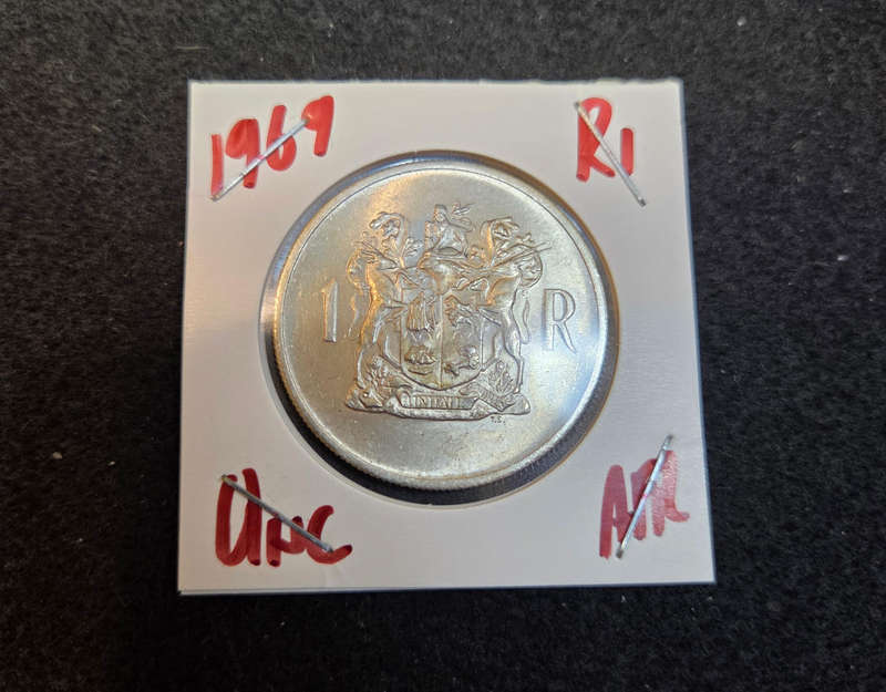 Silver R1 - 1969 (Afr) - Unc (2 of 2)