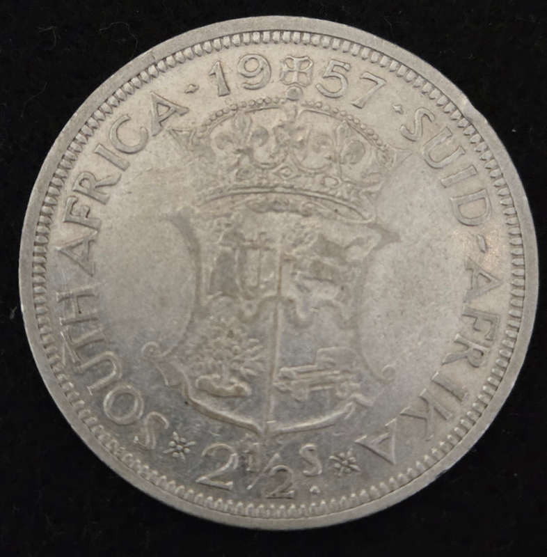 1957 Union 2½ Shilling