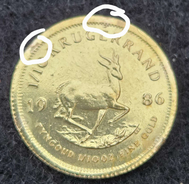 1986 Gold 1/10 Krugerrand