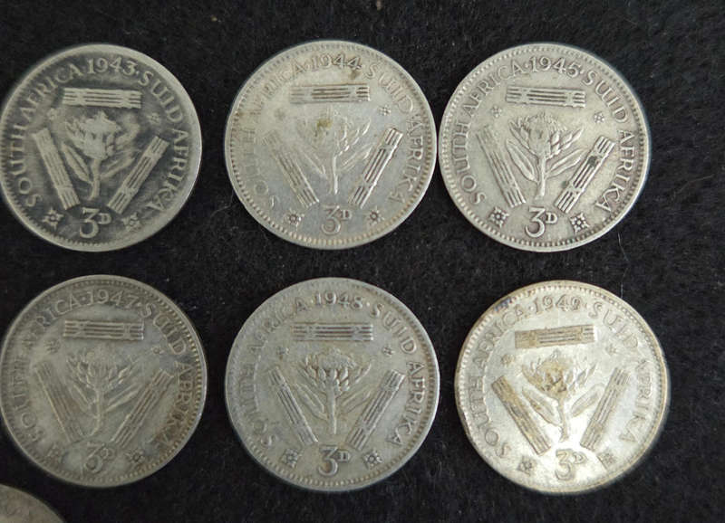 3 Pence 80% silver (lot 5)