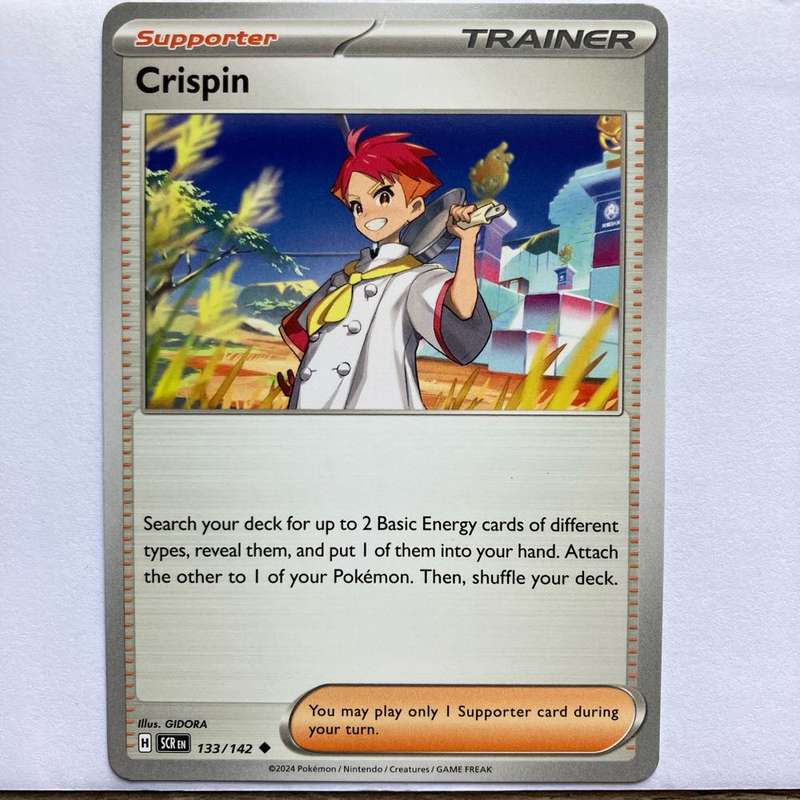 Pokemon Trading Card Game - Crispin - 133 / 142 - Trainer - Stellar Crown