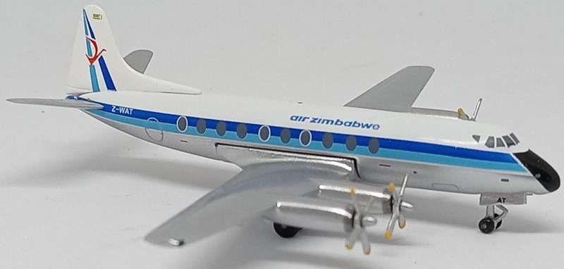 Aero Classics, Air Zimbabwe Vickers 700 Z-WAT  AC19247 Die-Cast 1:400 Scale