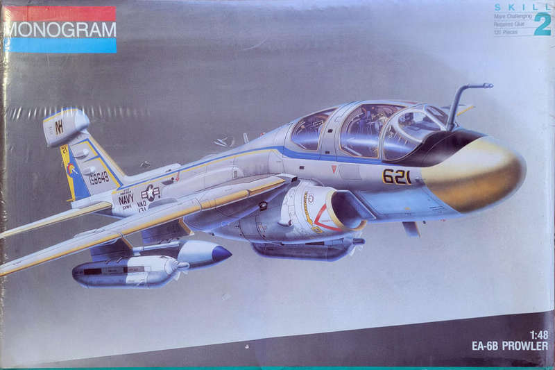 Monogram Model, EA-6B PROWLER 1/48 Scale Model Kit 85-5619