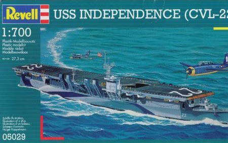 Revell Model, U.S.S. Independence (CVL-22) No. 05029 | 1:700