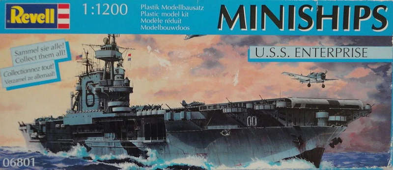 Revell Model, U.S.S. Enterprise Miniships No. 06801 | 1:1200 Scale