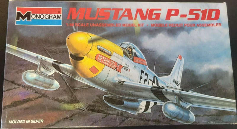 Monogram Model,  Mustang P-51D No. 5207  1:48 Scale