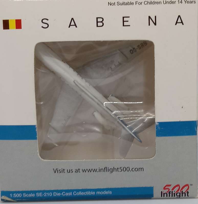 500 Inflight, Sabena, SE-210 Caravelle, IF5210001, Reg.OO-SRB, 1,500 Scale