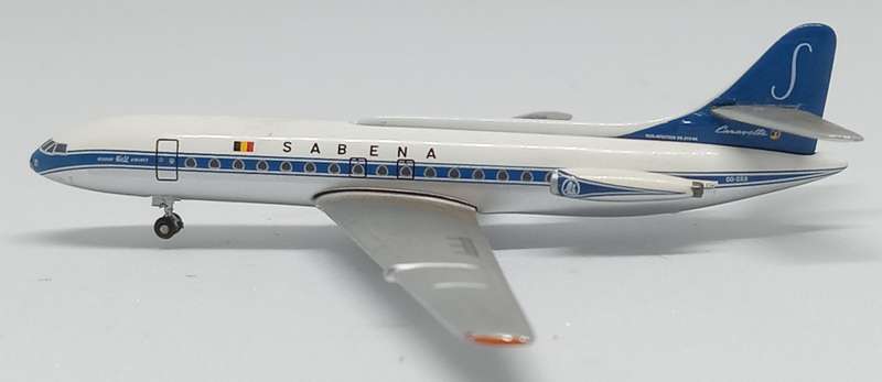 500 Inflight, Sabena, SE-210 Caravelle, IF5210001, Reg.OO-SRB, 1,500 Scale
