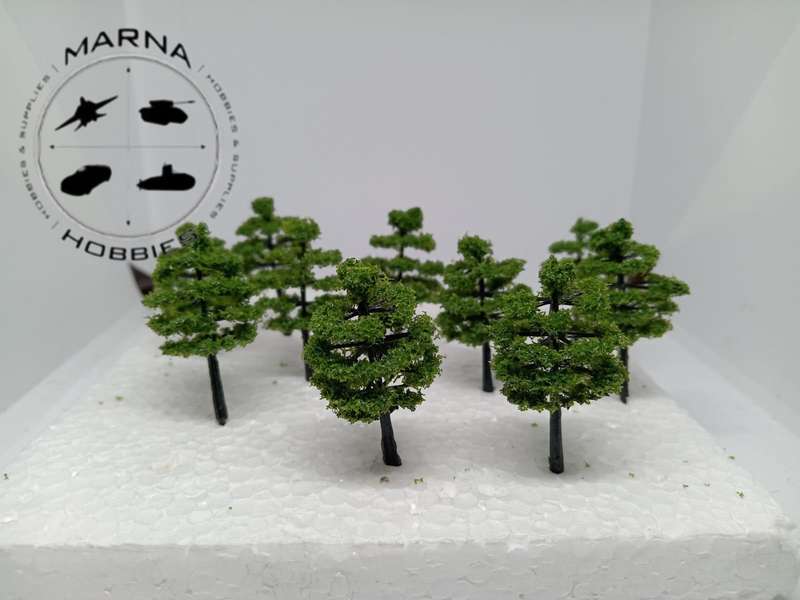Artificial decoration trees (Train Accessories) 4 cm - 10 pcs.
