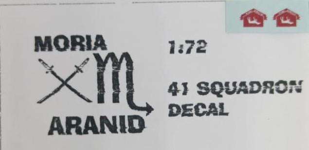 ACD Decals, SAAF 41 Squadron Badge, ACD-39, 1/72 Scale