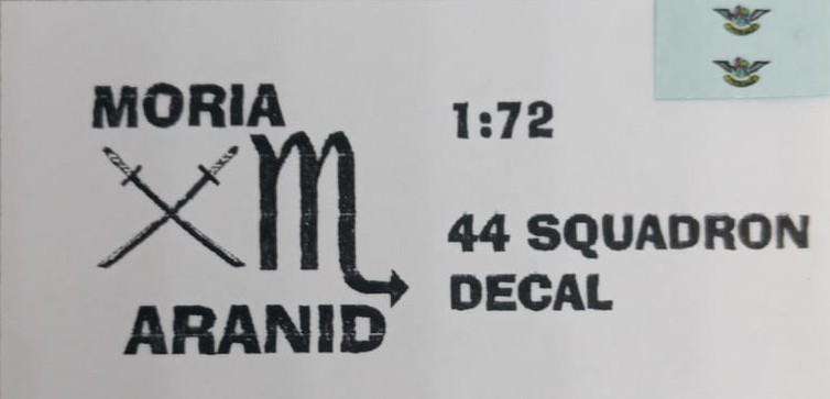 ACD Decals, SAAF 44 Squadron Badge, ACD-42, Decals, 1/72 Scale