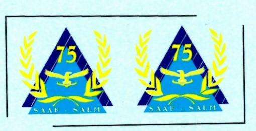 ACD Decals, SAAF 75 Emblem Badge, ACD-79, Decals, 1/72 Scale
