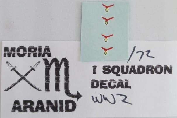 ACD Decals, SAAF 1 Squadron Badge, WWII, ACD-68, Decals, 1/72 Scale